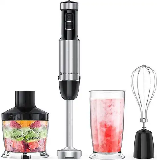 KitchenBrothers 4-in-1 Staafmixer Set