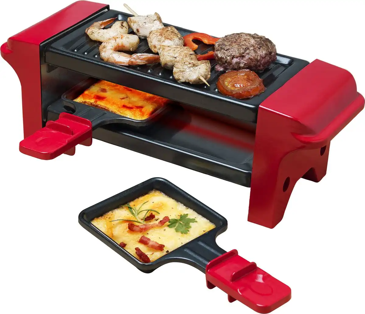 Bestron Mini Raclette Gourmetstel voor 1 tot 2 Personen