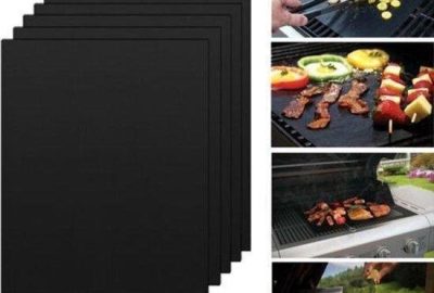 BBQ Grill mat - 6 stuks - Anti aanbak oven mat - Hittebestendig - Vaatwasser bestendig - Herbruikbaar