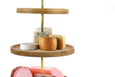 Nimma® Etagere - 3 Laags Serveertoren - Cake stand - Taartstandaard - Fruitschaal - Bamboe Hout